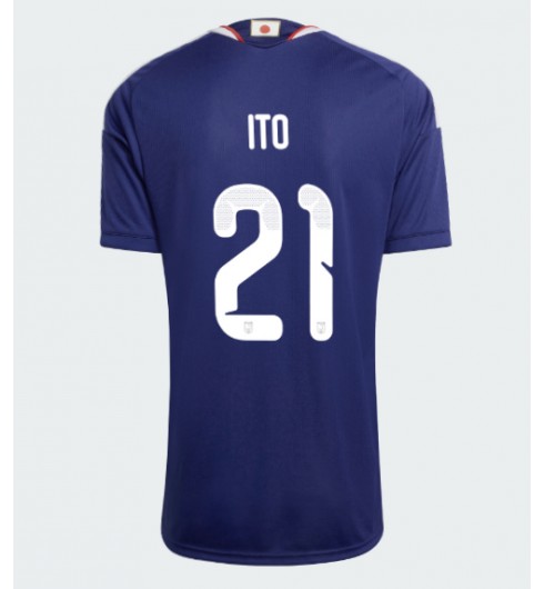 Japonsko Hiroki Ito #21 Domácí Dres pro Dámské MS 2026 Krátký Rukáv Japonsko Hiroki Ito #21 Domácí Dres pro Dámské MS 2026 Krátký Rukáv